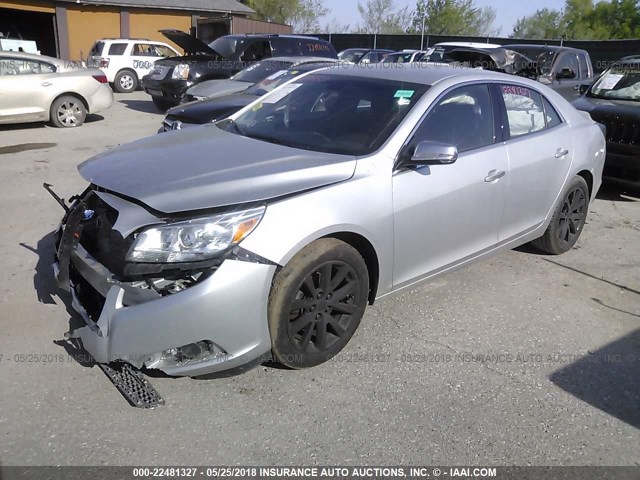 1G11H5SA3DF265958 - 2013 CHEVROLET MALIBU LTZ 银色 照片 2
