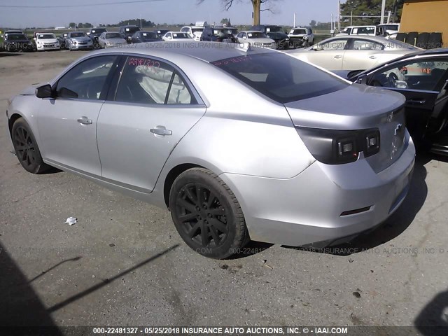 1G11H5SA3DF265958 - 2013 CHEVROLET MALIBU LTZ 银色 照片 3