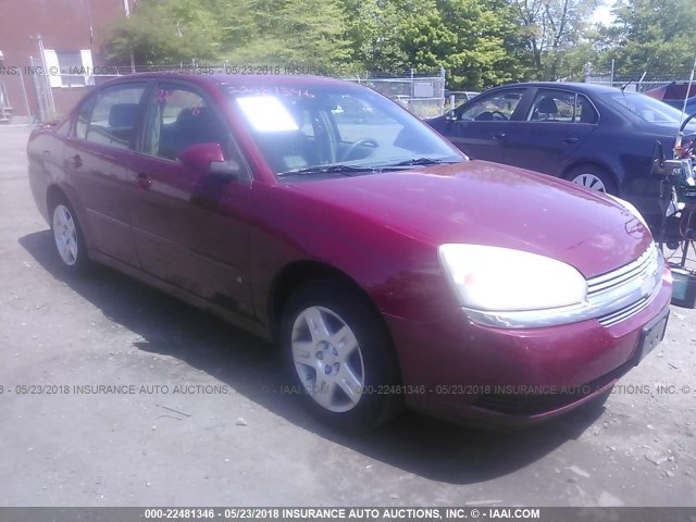 1G1ZT58F77F103937 - 2007 CHEVROLET MALIBU LT RED photo 1