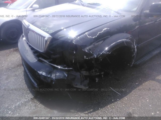 5LMFU28566LJ05961 - 2006 LINCOLN NAVIGATOR BLACK photo 6
