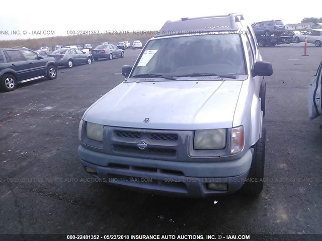 5N1ED28T61C515035 - 2001 NISSAN XTERRA XE/SE SILVER photo 6