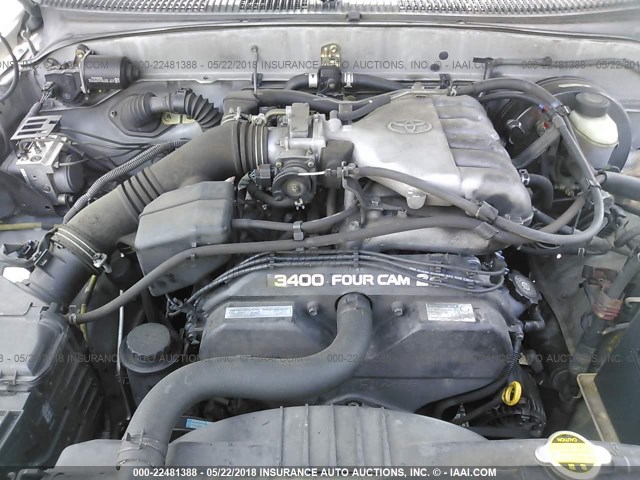 5TEGN92N83Z180880 - 2003 TOYOTA TACOMA DOUBLE CAB PRERUNNER SILVER photo 10