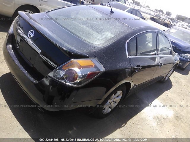 1N4CL21E38C282080 - 2008 NISSAN ALTIMA HYBRID BLACK photo 4