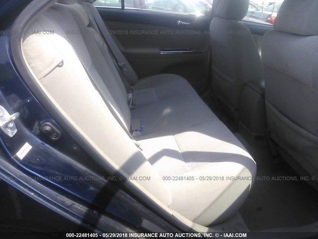 4T1BE32KX3U234228 - 2003 TOYOTA CAMRY LE/XLE/SE BLUE photo 8