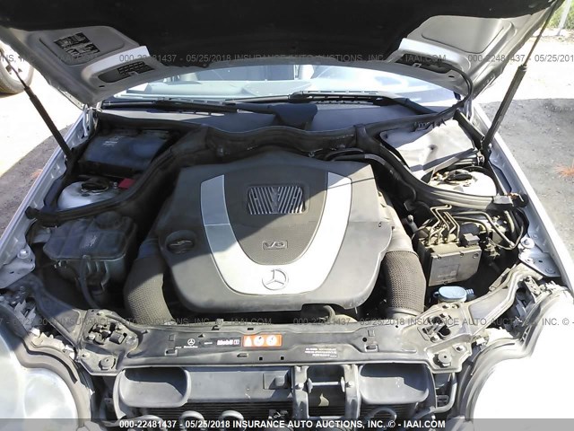 WDBRF52H26E021576 - 2006 MERCEDES-BENZ C GENERATION 2006 230 GRAY photo 10