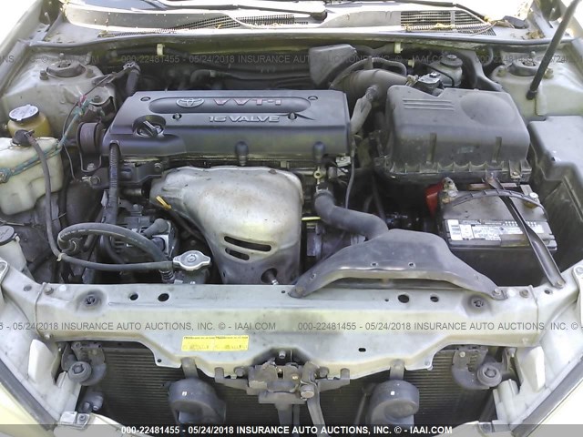4T1BE32K53U134893 - 2003 TOYOTA CAMRY LE/XLE/SE ვერცხლისფერი ფოტო 10