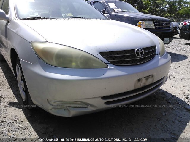 4T1BE32K53U134893 - 2003 TOYOTA CAMRY LE/XLE/SE ვერცხლისფერი ფოტო 6
