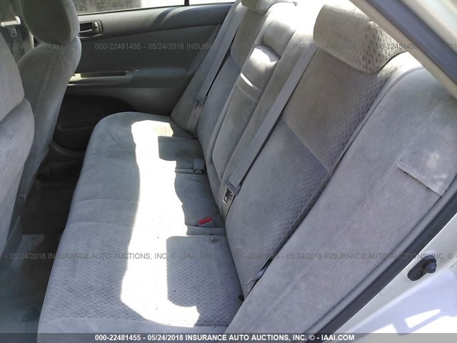 4T1BE32K53U134893 - 2003 TOYOTA CAMRY LE/XLE/SE ვერცხლისფერი ფოტო 8