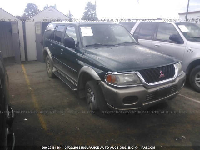 JA4MT31H21P040145 - 2001 MITSUBISHI MONTERO SPORT XLS GREEN photo 1