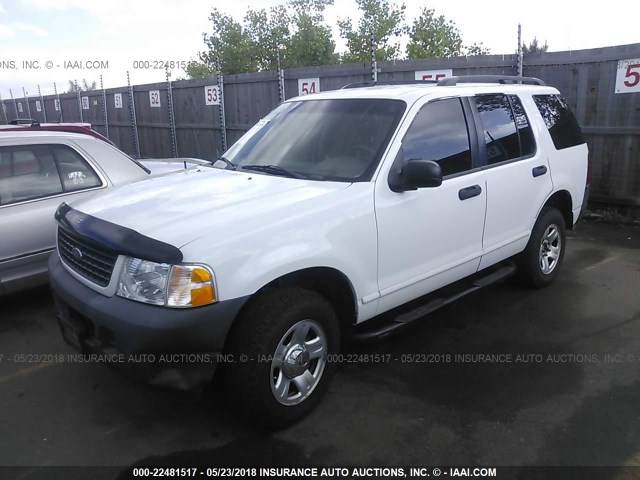 1FMZU72K93ZA76766 - 2003 FORD EXPLORER XLS/XLS SPORT WHITE photo 2