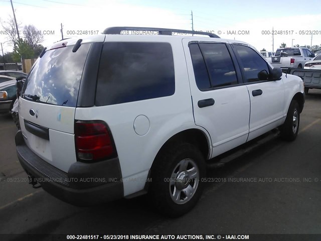 1FMZU72K93ZA76766 - 2003 FORD EXPLORER XLS/XLS SPORT WHITE photo 4