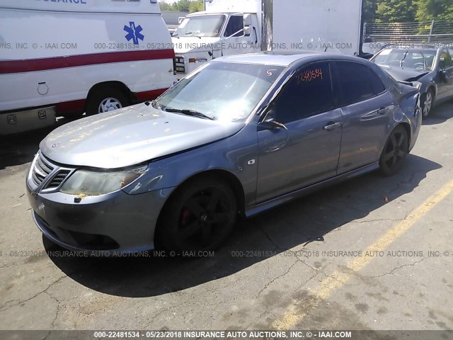 YS3FB46Y981102890 - 2008 SAAB 9-3 2.0T GRAY photo 2