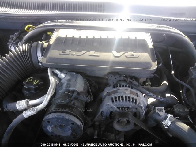 1J8GS48K85C615416 - 2005 JEEP GRAND CHEROKEE LAREDO/COLUMBIA/FREEDOM 绿色 照片 10