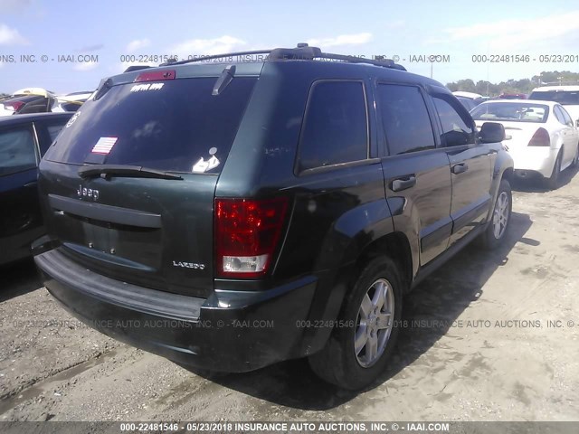 1J8GS48K85C615416 - 2005 JEEP GRAND CHEROKEE LAREDO/COLUMBIA/FREEDOM 绿色 照片 4