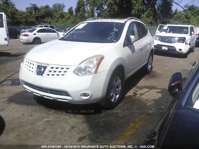 JN8AS58V08W102519 - 2008 NISSAN ROGUE S/SL WHITE photo 2