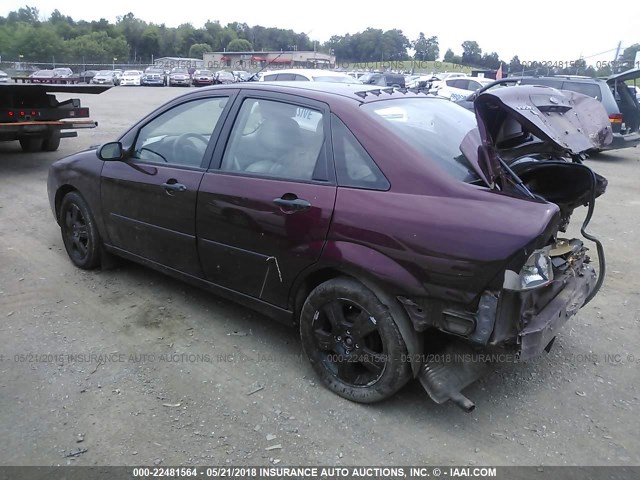 1FAFP34NX7W219834 - 2007 FORD FOCUS ZX4/S/SE/SES 栗色 照片 3