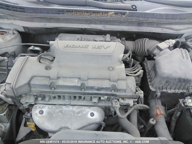 KMHDU46D39U589070 - 2009 HYUNDAI ELANTRA GLS/SE SILVER photo 10