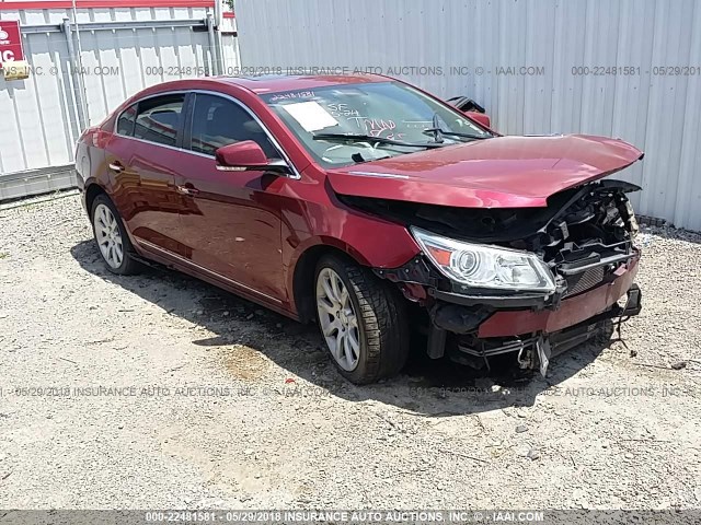 1G4GE5ED1BF263313 - 2011 BUICK LACROSSE CXS MAROON photo 1