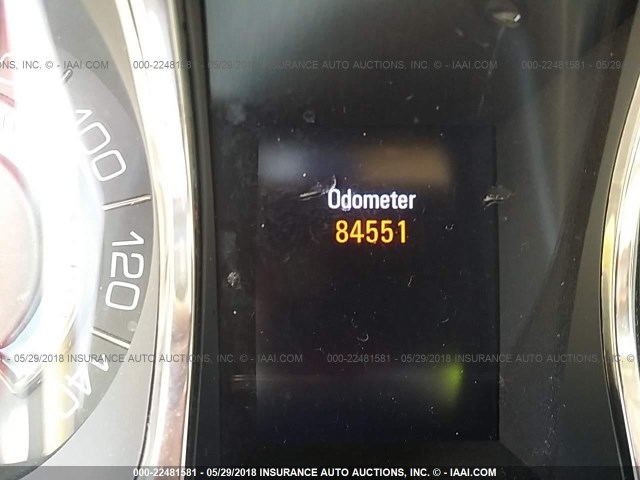 1G4GE5ED1BF263313 - 2011 BUICK LACROSSE CXS MAROON photo 7