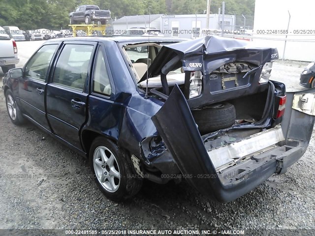 YV1LS5576W2530197 - 1998 VOLVO S70 BLUE photo 3