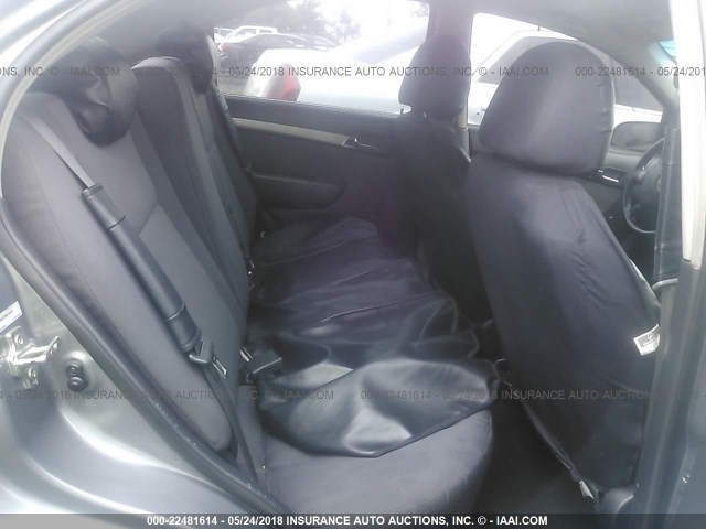 KL1TD56E59B310459 - 2009 CHEVROLET AVEO LS/LT 灰色 照片 8