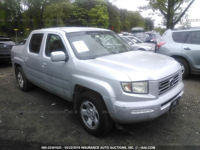 2HJYK16497H530434 - 2007 HONDA RIDGELINE RTS SILVER photo 1