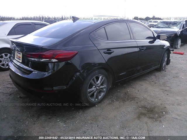 5NPD84LF2HH060491 - 2017 HYUNDAI ELANTRA SE/VALUE/LIMITED BLACK photo 4