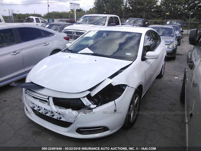 1C3CDFFA1GD814024 - 2016 DODGE DART SXT SPORT WHITE photo 2