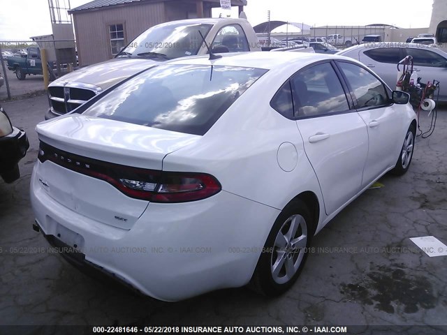 1C3CDFFA1GD814024 - 2016 DODGE DART SXT SPORT WHITE photo 4