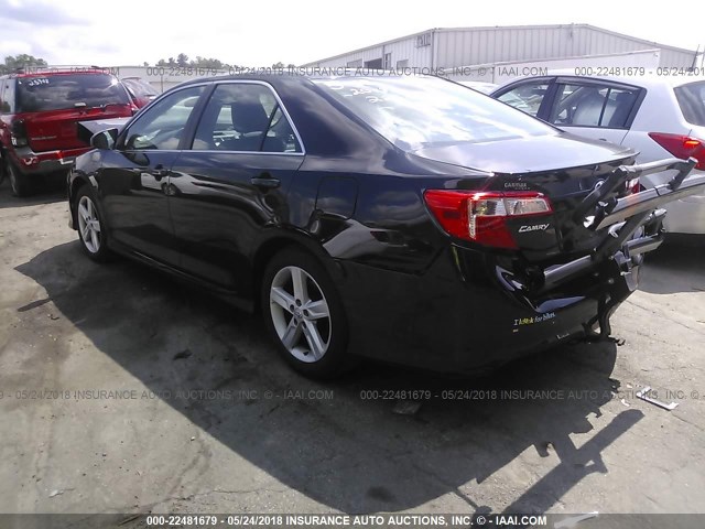 4T1BF1FK4DU666455 - 2013 TOYOTA CAMRY L/SE/LE/XLE 黑色 照片 3
