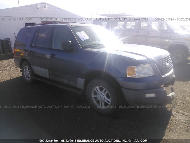1FMPU16L43LC41620 - 2003 FORD EXPEDITION XLT BLUE photo 1