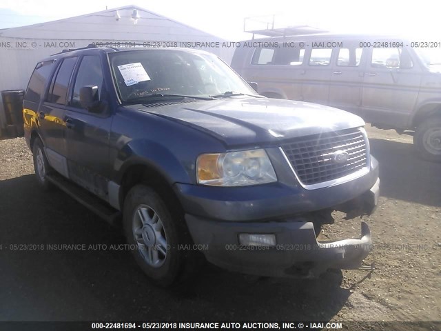 1FMPU16L43LC41620 - 2003 FORD EXPEDITION XLT BLUE photo 6