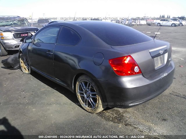 JTKDE177X70203203 - 2007 TOYOTA SCION TC 灰色 照片 3