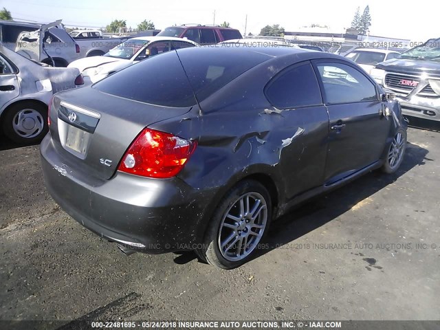 JTKDE177X70203203 - 2007 TOYOTA SCION TC 灰色 照片 4