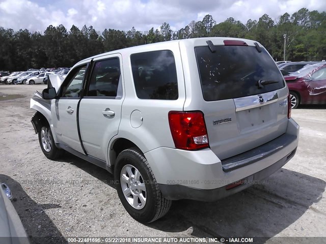 4F2CZ02Z88KM25514 - 2008 MAZDA TRIBUTE I WHITE photo 3