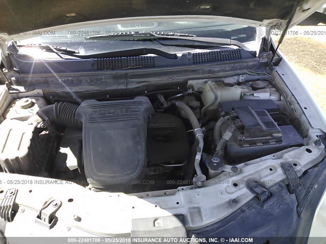 3GSCL33P68S728882 - 2008 SATURN VUE XE WHITE photo 10