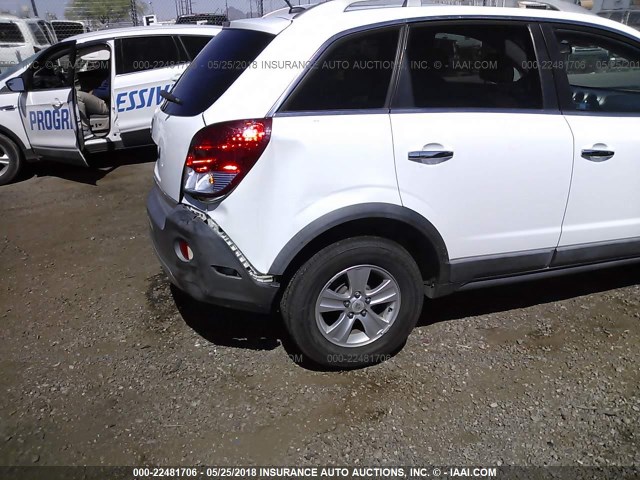 3GSCL33P68S728882 - 2008 SATURN VUE XE WHITE photo 6