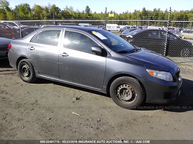 JTDBL40E199028630 - 2009 TOYOTA COROLLA LE/XLE GRAY photo 1