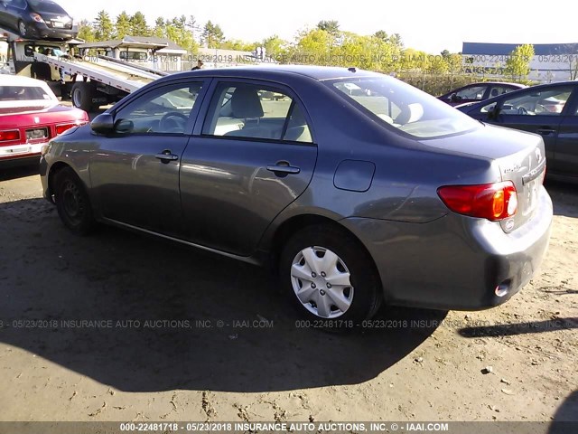 JTDBL40E199028630 - 2009 TOYOTA COROLLA LE/XLE GRAY photo 3