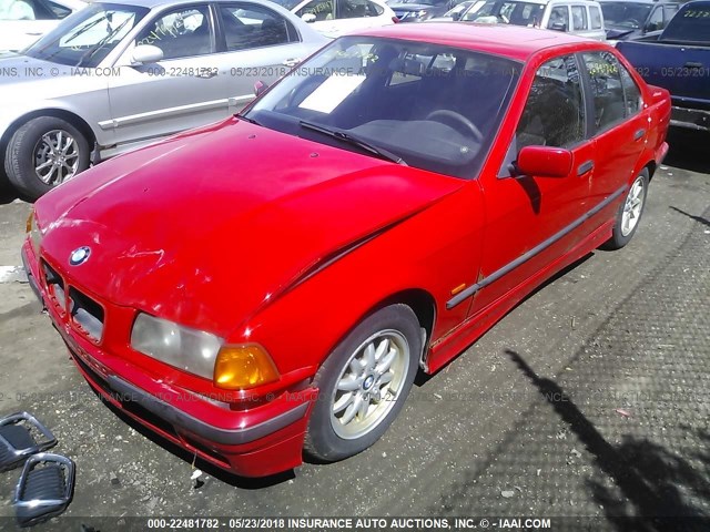 WBACD4320WAV60025 - 1998 BMW 328 I AUTOMATIC RED photo 2