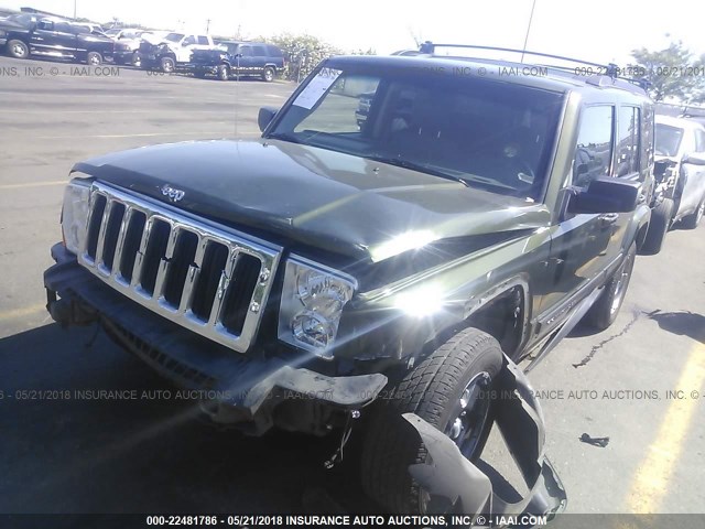 1J8HG48KX7C597879 - 2007 JEEP COMMANDER მწვანე ფოტო 2
