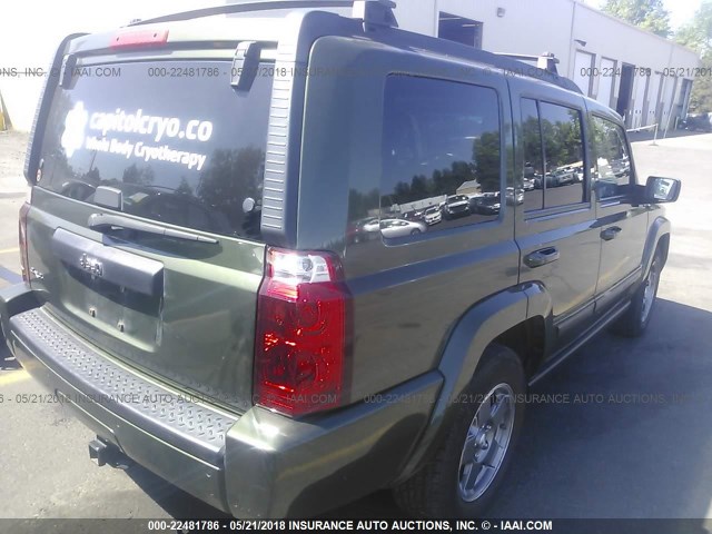 1J8HG48KX7C597879 - 2007 JEEP COMMANDER მწვანე ფოტო 4