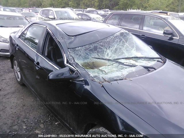 4T1BF1FK4CU066338 - 2012 TOYOTA CAMRY SE/LE/XLE BLACK photo 6