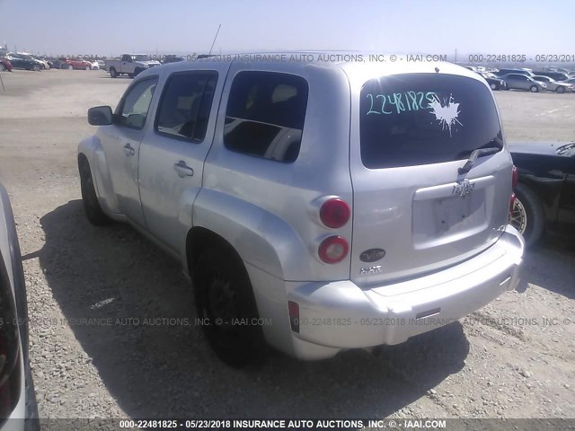 3GNDA13D68S516152 - 2008 CHEVROLET HHR LS SILVER photo 3