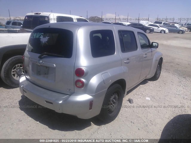 3GNDA13D68S516152 - 2008 CHEVROLET HHR LS SILVER photo 4