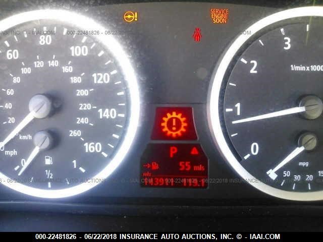 WBANB33595CN66976 - 2005 BMW 545 I BLACK photo 7