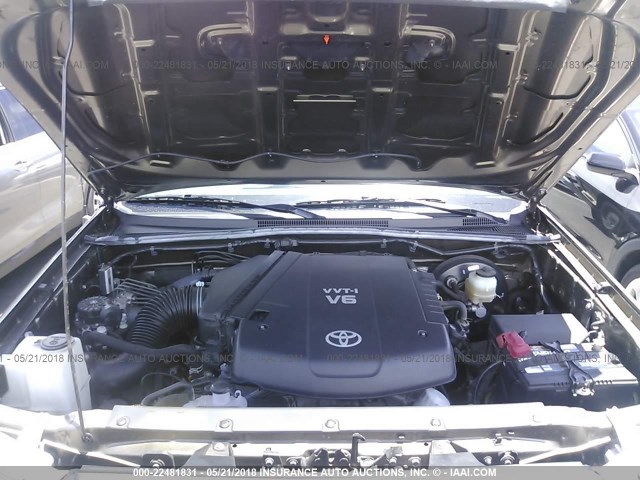 3TMJU4GN2CM128498 - 2012 TOYOTA TACOMA DOUBLE CAB PRERUNNER GOLD photo 10