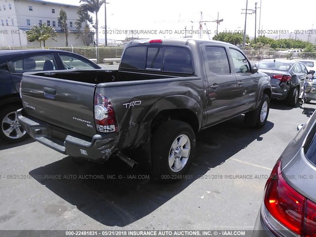 3TMJU4GN2CM128498 - 2012 TOYOTA TACOMA DOUBLE CAB PRERUNNER GOLD photo 4