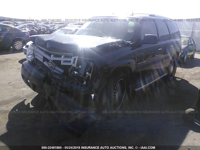 1GYEK63N93R308076 - 2003 CADILLAC ESCALADE LUXURY BLACK photo 2