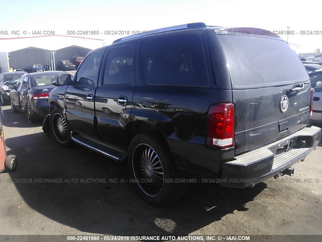 1GYEK63N93R308076 - 2003 CADILLAC ESCALADE LUXURY BLACK photo 3